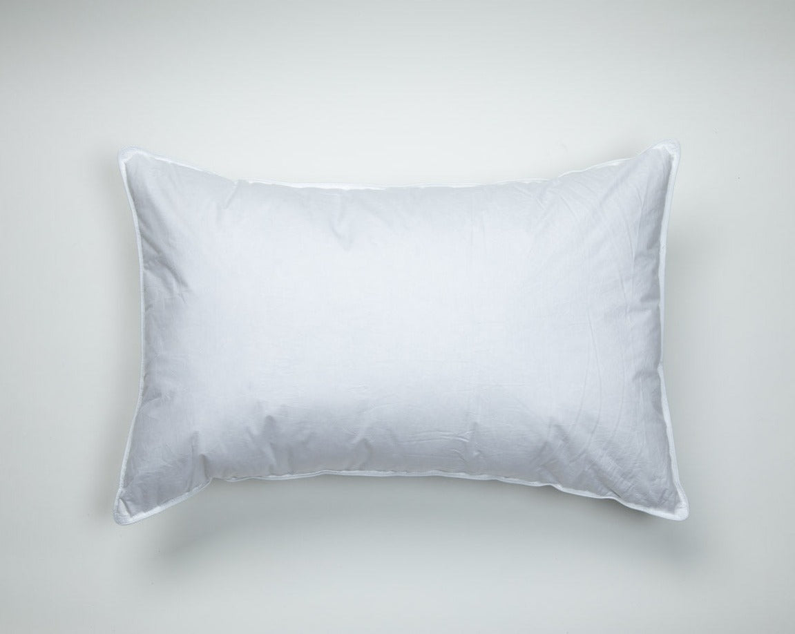 down alternative feather bed pillow cotton soft Harris_Pillow_Heavenly_Down_synthetic_polyester_fill_cluster_fiber_hypoallergenic_standard_queen_king_cotton_made_in_the_USA_WEB