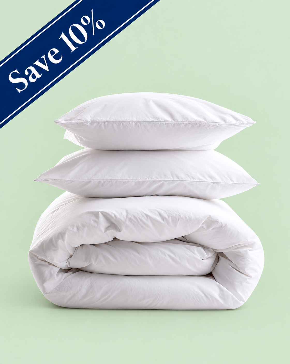 Luxury Hotel Down Alternative Pillow & Duvet Bundles SAVE 10%