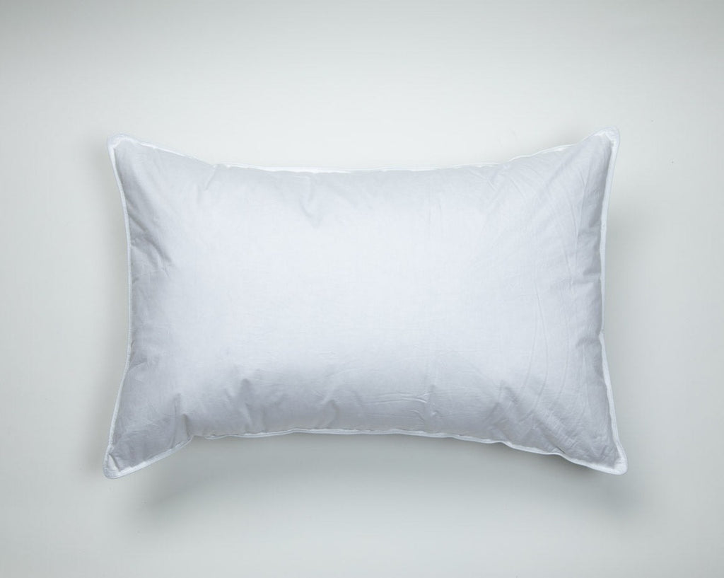 down alternative feather bed pillow cotton soft Harris_Pillow_Heavenly_Down_synthetic_polyester_fill_cluster_fiber_hypoallergenic_standard_queen_king_cotton_made_in_the_USA_WEB